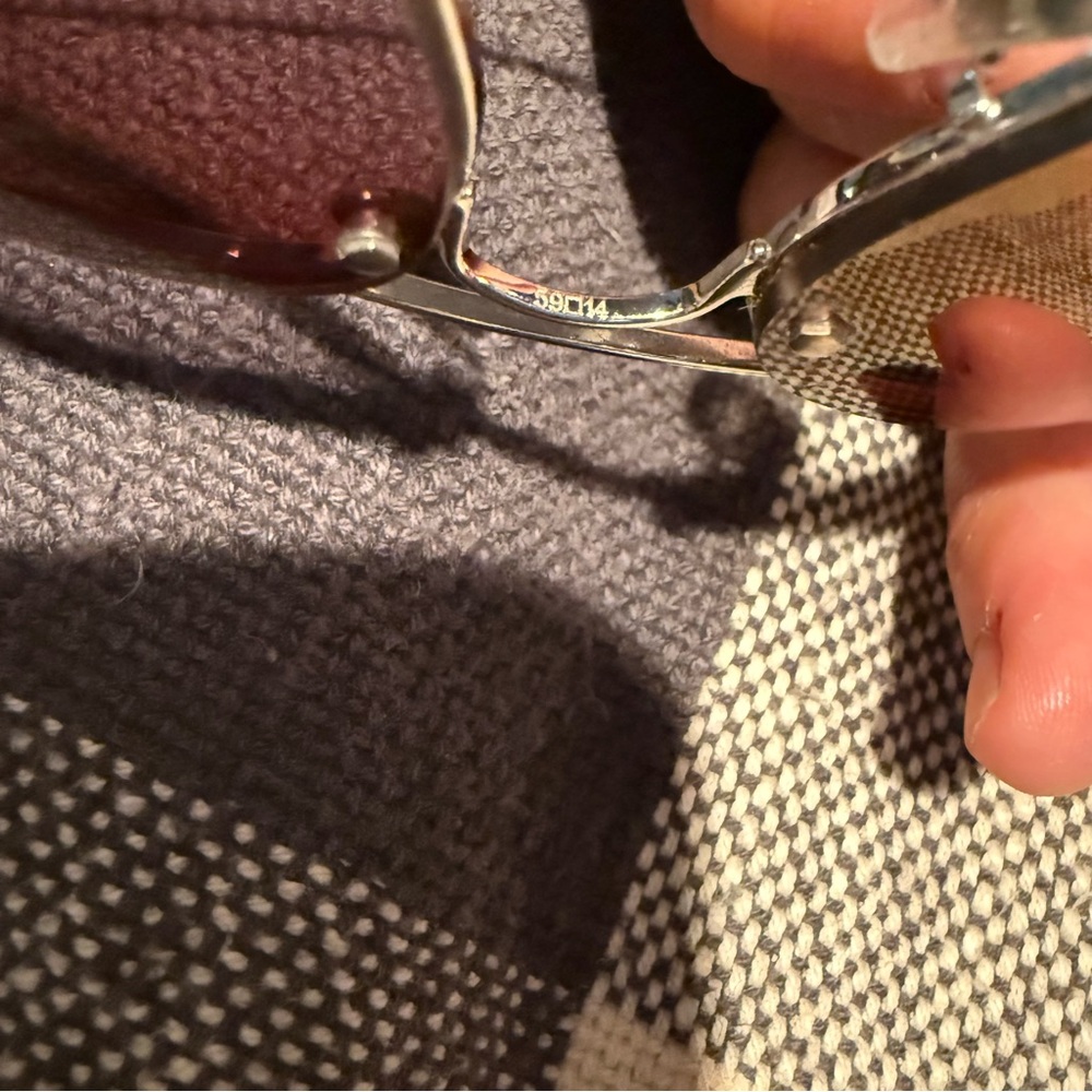 Ray-Ban Brown Aviator Sunglasses - Picture 10 of 10